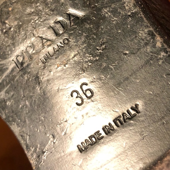 Prada Cervo Shine Boots Used Size 36 - Picture 14 of 14